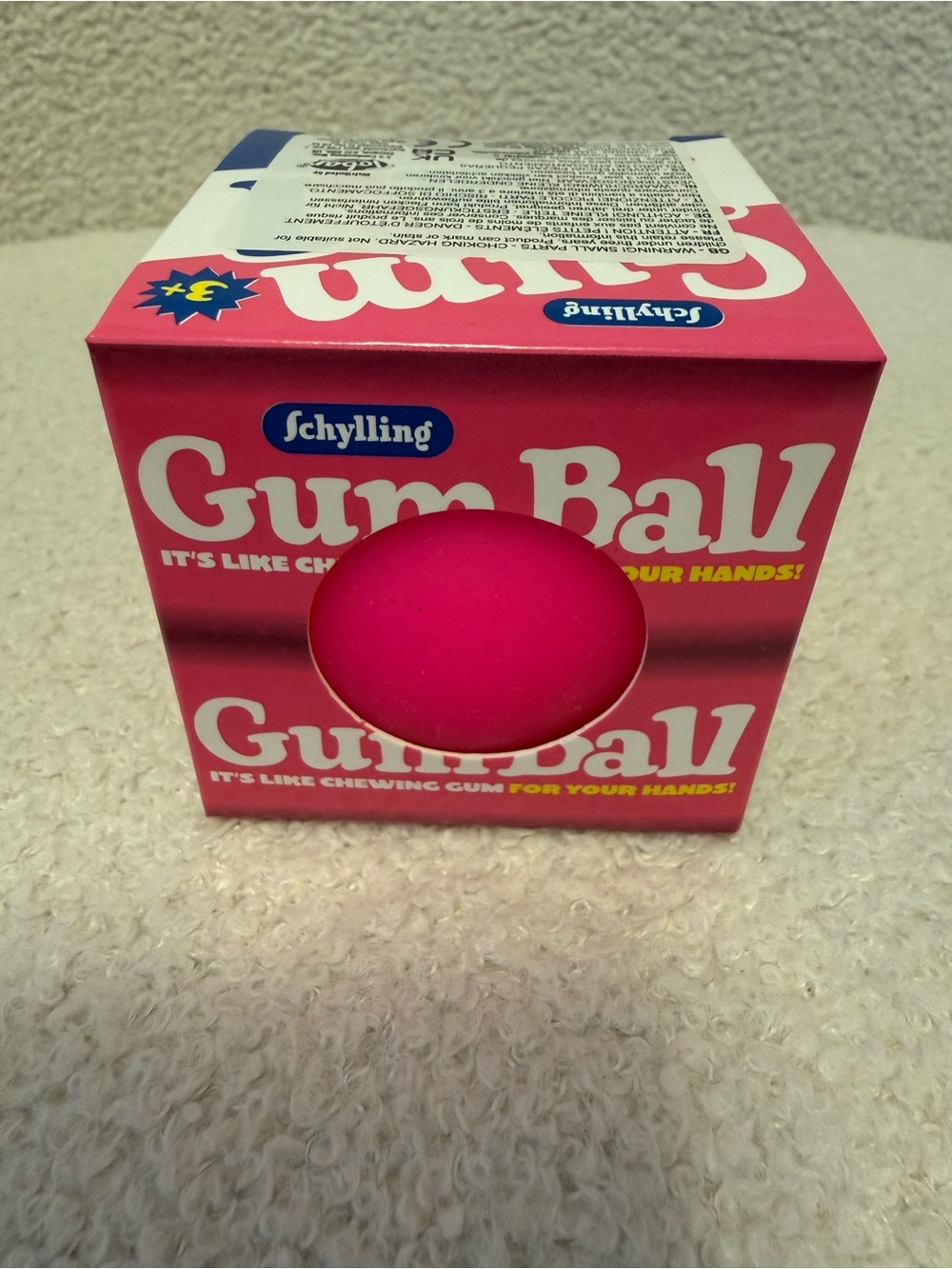 Schylling Pink Gum Ball Squishy - Picture 4 of 4